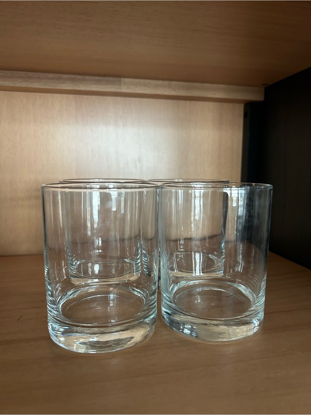 Clear Glass Tumbler Set - 4 pair